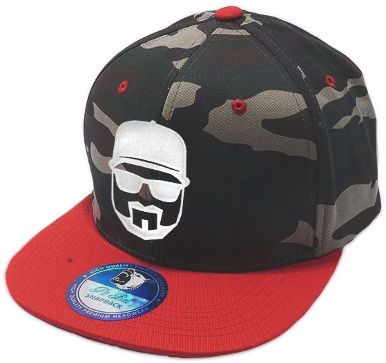 Branded face cap